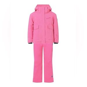 Fusalp Ski Set, Size 8. Pink both Snow Pants and Coat.